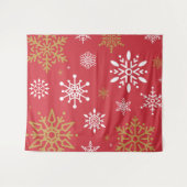 Tenture Flocons de Neige 16 (Devant (Horizontal))