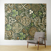Tenture Floraison celtique (En situation (horizontale))
