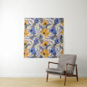 Tenture Floral Abstrait : Aquarelle Motif moderne (En situation)