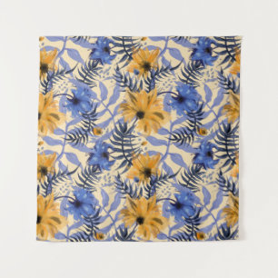Tenture Floral Abstrait : Aquarelle Motif moderne