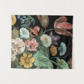 Tenture Floral baroque - Bouquet de fleurs (Devant (Horizontal))