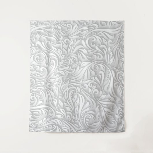 Tenture Floral blanc (Devant)