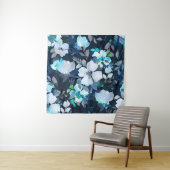 Tenture Floral Elegance Motif aquarelle (En situation)