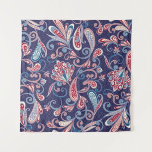 Tenture Floral Ethnique : Abstrait Oriental Sans Seamless.