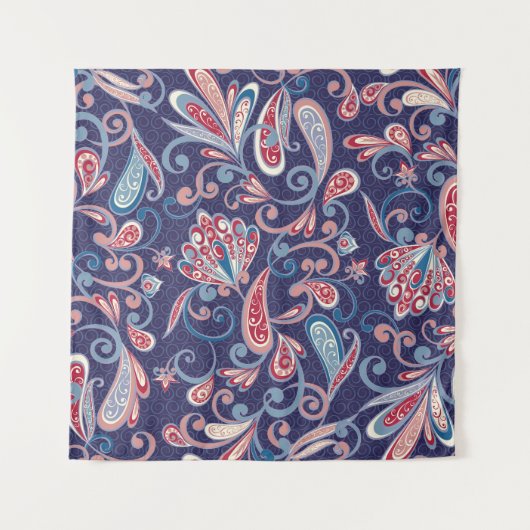 Tenture Floral Ethnique : Abstrait Oriental Sans Seamless. (Devant)