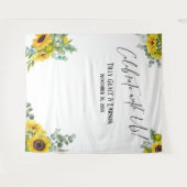 Tenture Floral Fêtez avec nous ! Fond photo (Devant (Horizontal))