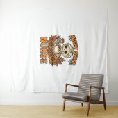 Tenture Floral Night Shift Nurft Skeleton Halloween RN Nur (En situation (horizontale))