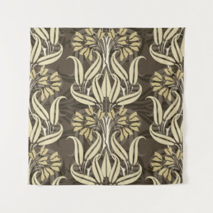 Tenture floral pattern in modern style