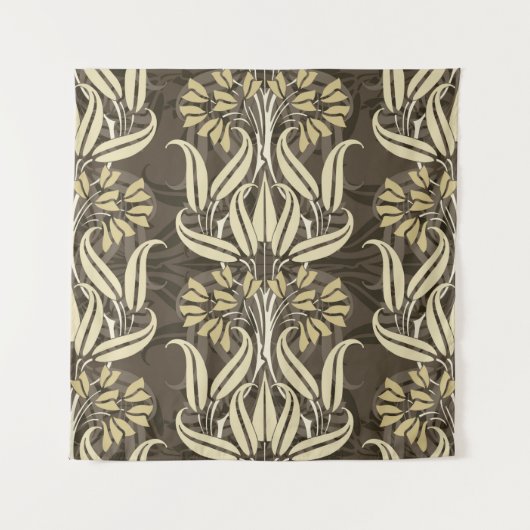 Tenture floral pattern in modern style (Devant)