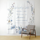 Tenture Floral Quelque chose de bleu avant de faire Fête d (En situation)