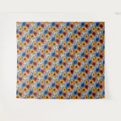 Tenture Floral rustique mode rétro motif (Devant (Horizontal))