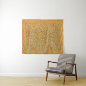 Tenture Floral Savonnerie Rose Tulip Verdure (En situation (horizontale))