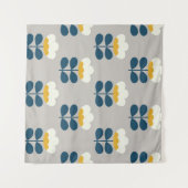 Tenture Floral seamless pattern design. Scandinavian style (Devant (Horizontal))