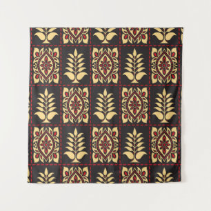 Tenture Floral tribal : Élégance Motif Vintage