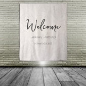 Tenture Flore Blush Calligraphie Ampersand Vert