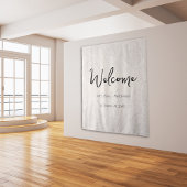 Tenture Flore Blush Calligraphie Ampersand Vert