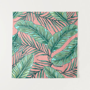 Tenture Flore de la jungle tropicale : Palm Feuille Motif