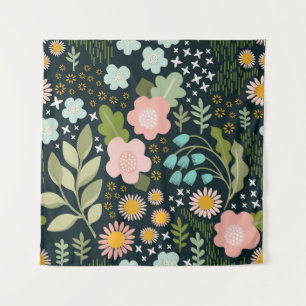 Tenture Flore Délicieuse : Beauté Vintage sans couture.