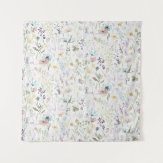 Tenture Flore printanière de la faune et de la flore