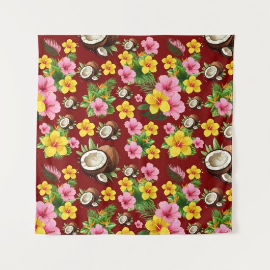 Tenture Flore tropicale (Devant)