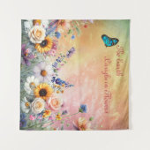 Tenture Flores florales du printemps et de l'été (Devant (Horizontal))