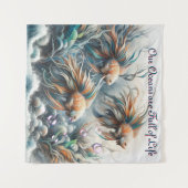 Tenture Flores florales du printemps et de l'été (Devant (Horizontal))