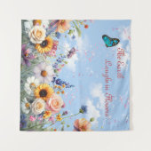 Tenture Flores florales du printemps et de l'été (Devant (Horizontal))