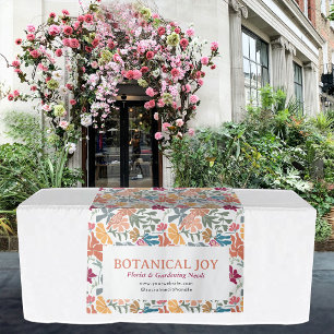 Tenture Floriste Floral Boho Pop Up Shop chemin de table e