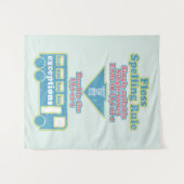 Tenture Floss Rule Phonics Apprentissage Anglais (Devant (Horizontal))