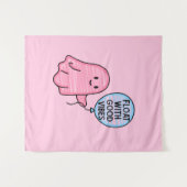 Tenture Flotte avec de bonnes vibes joli design boo mignon (Devant (Horizontal))