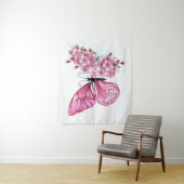 Tenture Flower Butterfly (En situation)