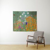 Tenture Flower Garden by Gustav Klimt (En situation (horizontale))