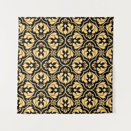 Tenture Flower geometric pattern. Seamless vintage backgro (Devant)