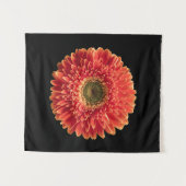Tenture Flowers | Orange Gerbera Daisy (Devant (Horizontal))