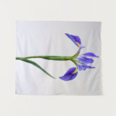 Tenture Flowers | Purple Iris Flower (Devant (Horizontal))