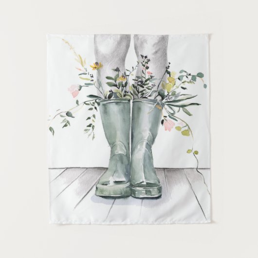 Tenture Flux et croissance II (Devant)