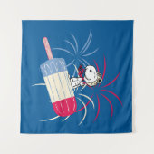 Tenture Flying Ace Snoopy on Ice Pop (Devant (Horizontal))
