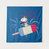 Tenture Flying Ace Snoopy on Ice Pop (Devant)