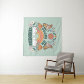 Tenture Focus sur la gentillesse graphique Super (En situation (horizontale))