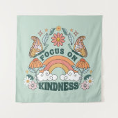 Tenture Focus sur la gentillesse graphique Super (Devant)