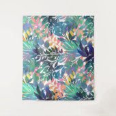 Tenture Foliage de la Jungle tropicale Aquarelle Verdure (Devant)