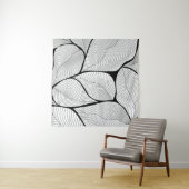 Tenture Foliage leaves background pattern (En situation (horizontale))