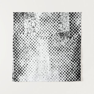 Tenture Fond abstrait noir et blanc vintage. Monoc