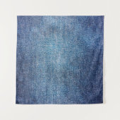 Tenture Fond bleu, texture de jeans en denim. D (Devant (Horizontal))