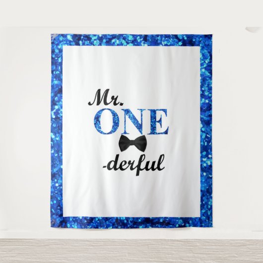 Tenture Fond de 1er anniversaire de M. Onederful (Devant)