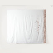 Tenture Fond de 21 ans en paillettes de rose gold pour pho (Devant (Horizontal))