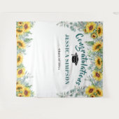 Tenture Fond de Backdrop de Photo Eucalyptus Tournesols Mo (Devant (Horizontal))