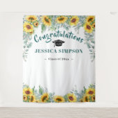 Tenture Fond de Backdrop de Photo Eucalyptus Tournesols Mo (Devant)