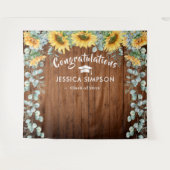 Tenture Fond de Backdrop de Photo Eucalyptus Tournesols Mo (Devant (Horizontal))