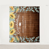 Tenture Fond de Backdrop de Photo Eucalyptus Tournesols Mo (Devant)